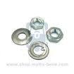 MB1806 Set Moeren + Borgplaatjes Koppeling Primairtandwiel Piaggio Ape Vespa 50  Set Nuts + Locking Washers Clutch Primary Gear