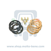 MB1004-1 Koppelingsplaten Ape Vespa 50 VERSTERKT Clutch plates RE-INFORCED Kupplungsscheiben VERST&Auml;RKT Ferodo FSC0507m 5