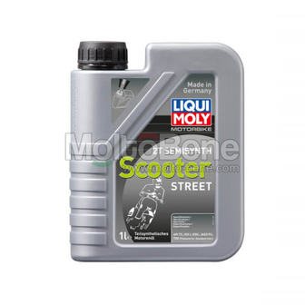 2T lubrification par m&eacute;lange semi-synth&eacute;tique 1L Liqui Moly  &Ouml;l teilsynthetisch otorbike oil 2T Semisynth 