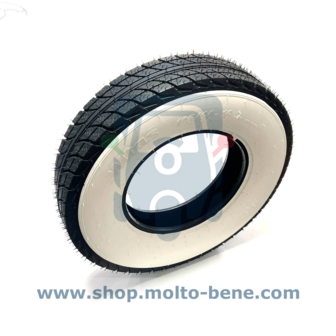 MB2272 4.50-10 12590-10 whitewall band tire reifen pneu Piaggio Ape P 501 601 CAR MP 500 550 600