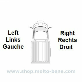 MB2338 Zijruit Links Piaggio Ape TM P 602 703 257478 Seitenscheibe Side window Left glass Vitre lat&eacute;rale Gauche