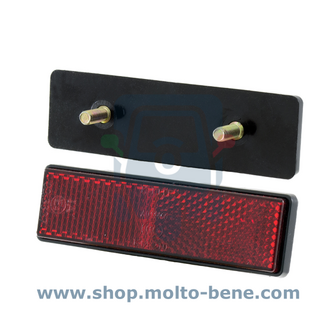 MB2404 Reflector achterzijde Piaggio Ape 50 Rood Rear reflector Red R&uuml;ckstrahler Rot  Catadioptre arri&egrave;re Rouge