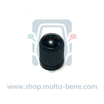 MB1340 Ventieldop zwart PVC Valve cap black Ventilkappe schwarz Capuchon de ventilateu noir 