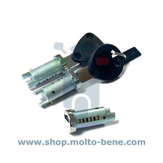 MB2587 Slotenset Piaggio Vespa PK 50 PX 125 150 1B000570 Lock Cylinder set Schlossset Jeu de serrures