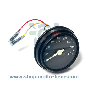 MB2606 178866 179151 Kilometerteller Vespa PK PX 50 S Zwart Odometer Black Schwarz Noir Tachometer Tacho Odom&egrave;tre Piaggi