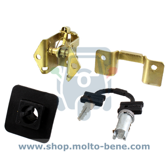 MB2649 Slot zadel Vespa PK 50 Saddle lock Schloss Verriegeln Sattel Sitzbankschloss Verrouillage du Selle