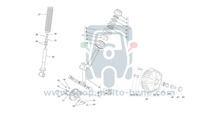 MB1801 Remtrommel Voorwiel Piaggio Ape TM CAR 2461985 Brake drum Front wheel Bremstrommel Vorderrad Tambour de frein Roue avant