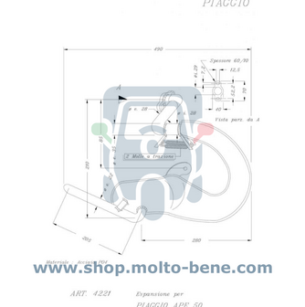 MB2675 Uitlaat Sport Leovince Power Exhaust Auspuff Pot d&#039;&eacute;chappement 4221