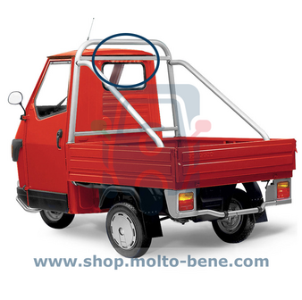 MB2717 Derde Remlicht Piaggio Ape 50 Cross 569335 Third brake light Drittes Bremslicht Troisi&egrave;me feu stop