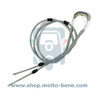 MB2675 Handremkabel Piaggio Ape 50 EURO 4 1E003115 Handbrake cable Seilzug Handbremse C&acirc;ble de frein &agrave; main