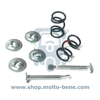 MB2815 Montage set Remschoenen Piaggio Ape 50 EURO 4 B003327 Calessino Haltesatz Bremsbacken Holding set Brake shoes Ensemble d