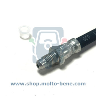 MB2820 Remslang achterzijde Piaggio Ape 50 EURO 4 ZAPC81 1E002993 Brake hose rear Bremsschlauch hinten Durite de frein arri&amp;#x0