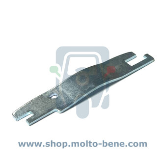 MB2828 Stut remtrommel voorrem Piaggio Ape 50 EU4 Calessino B003008 front brake brake shoe spacer Distanzst&uuml;ck Bremsbacke Vord