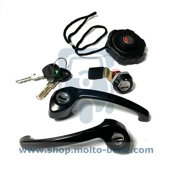 MB2897 Slotenset Piaggio Ape P501 601 MP Classic B042633 Lock Cylinder set Schlossset Jeu de serrures 127540 127468 126278