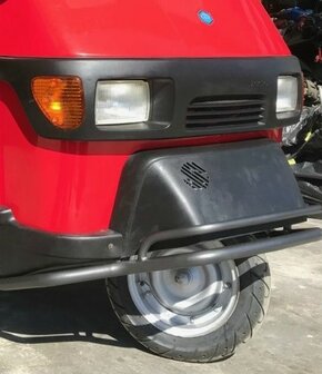 Piaggio Ape 50 Stalen Voorbumper Zwart Stossbugel Steel Bumper Front Molto Bene