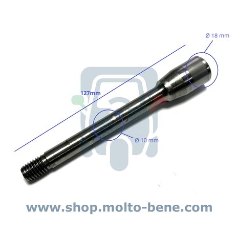 MB2348 Torntandwielas Piaggio Ape TM CAR P 1697284 Torn gear shaft Drehmomentgetriebeachse Axe d'engrenage de couple