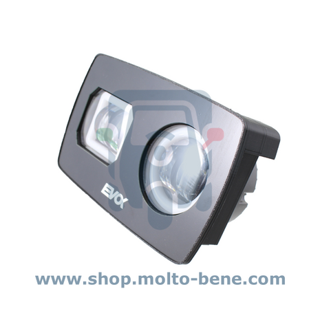 MB2645 Koplamp unit LED Piaggio Ape 50 TL5T ZAPC80 C81 EU4 294144 Headlight unit Scheinwerfereinheit Bloc phare