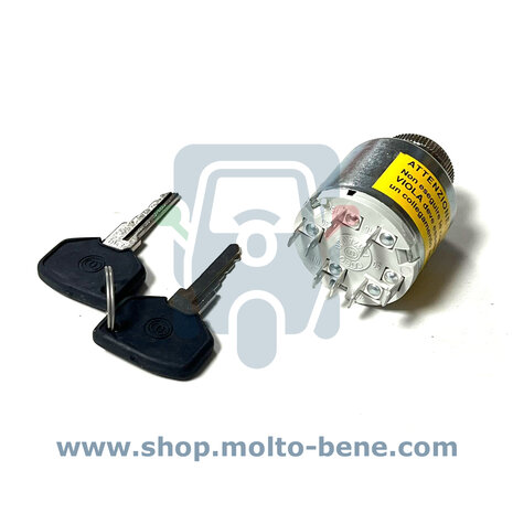 MB1787 Contactslot Piaggio Ape TM 703 MP CAR 140732 ignition switch Zündschloss commutateur d'allumage