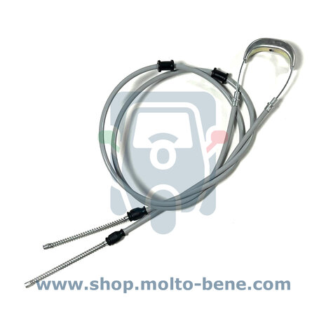 MB2675 Handremkabel Piaggio Ape 50 EURO 4 1E003115 Handbrake cable Seilzug Handbremse Câble de frein à main