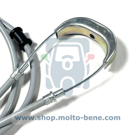 MB2675 Handremkabel Piaggio Ape 50 EURO 4 1E003115 Handbrake cable Seilzug Handbremse Câble de frein à main