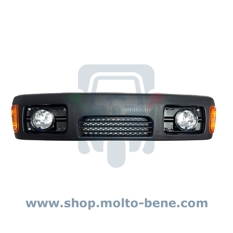 MB2940 Voorbumper LED compleet Piaggio Ape 50 1E003234 Front bumper Scheinwerfermaske Pare-choc avant LED ZAPC81 E4