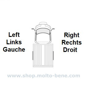 Laadklep vergrendeling Rechts Piaggio Ape 50