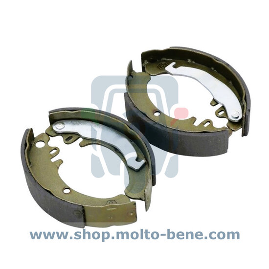 MB2664 Set Remschoenen Piaggio Ape 50 154998 Rear brake shoes Bremsbel&auml;ge Hinterachse Machoires Frein Arriere