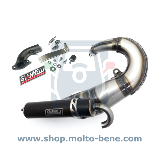 MB2984 Uitlaat Sport Giannelli RACING Exhaust Auspuff Pot d&#039;&eacute;chappement 30057 Piaggio Ape 50 110CC