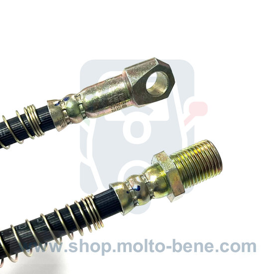 MB0014 Remleiding Voorwiel Piaggio Ape Classic Calessino 587624R Brake line Front wheel Bremsschlauch Vorderrad Conduite de fre