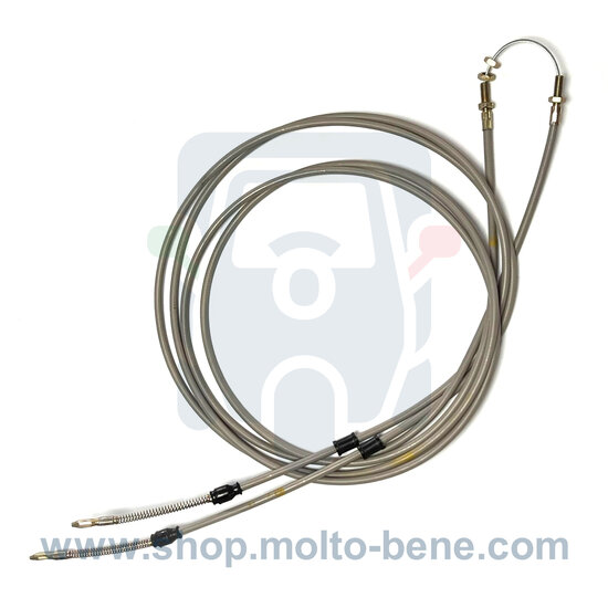 MB0029 Handremkabel Piaggio Ape Classic 400 E2 E4 660341 Handbrake cable Seilzug Handbremse C&acirc;ble de frein &agrave; main