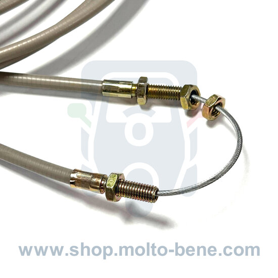 MB0029 Handremkabel Piaggio Ape Classic 400 E2 E4 660341 Handbrake cable Seilzug Handbremse C&acirc;ble de frein &agrave; main