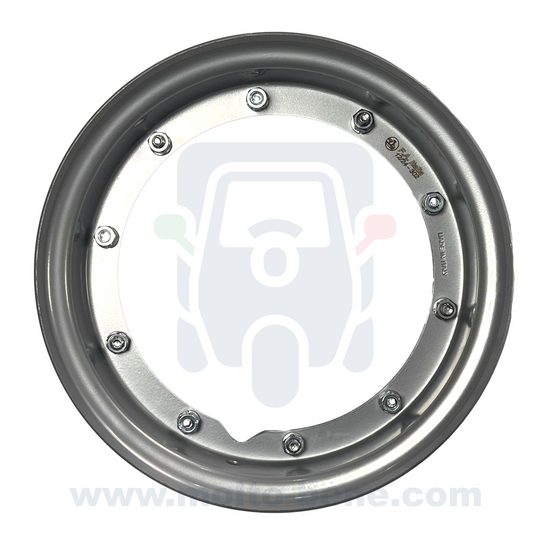 MB0100 Velg mat Piaggio Ape 50 10 X 2.50 1R000423 Rim  Felge Jante Grijs Grey Grau Gris (1)