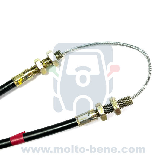 MB0129 Handremkabel Piaggio Ape Calessino 200 E4 B041774 Handbrake cable Seilzug Handbremse C&acirc;ble de frein &agrave; main