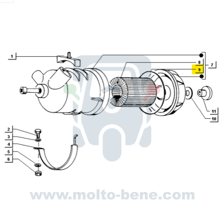 MB0217 Dichting Luchtfilter Piaggio Ape TM 703 CAR Poker Diesel 230415 Air Filter Seal Luftfilterdichtung Joint de filtre &agrave; ai