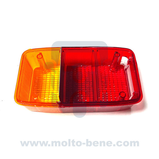 MB0234 Achterlicht glas links Piaggio Ape CAR MP P 50 155535 R&uuml;cklichtglas Rear light glass left Verre de feu arri&egrave;re gauche