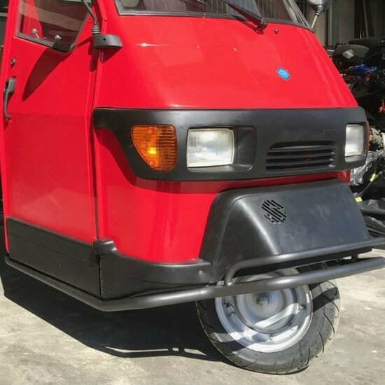 MB0312 Piaggio Ape 50 Stalen Voorbumper Grijs Stossbugel Steel Bumper Front Gris Grau Grey Molto Bene