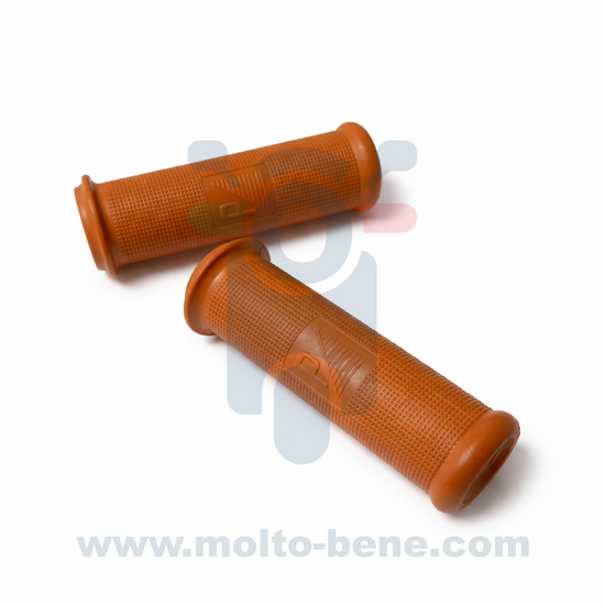 MB0368 Greep Handvatten Stuur Bruin Vespa 50 125 PK50 Grips handlebar Brown Griff Lenker Braun Grips Guidon Brun 028151 028152
