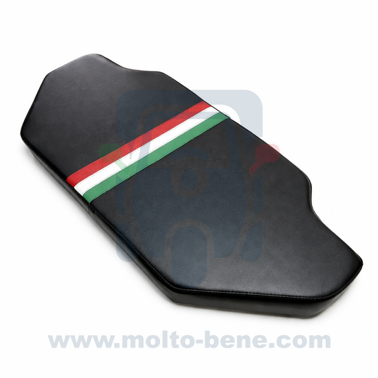 MB0381 Zitting Zwart Piaggio Ape 50 Italiaanse vlag Seat Black Italian flag Italienische Flagge Sitzbank Schwarz Si&egrave;ge Noir dr