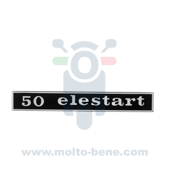 MB0442 Embleem 50 Elestart Vespa 50 Special 152512 Emblem Badge Embl&egrave;me