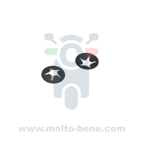 MB0457 Nippel Spatbord Chroom Vespa 50 90 125 Primavera ET3 Mudguard Crest Chrome Kotfl&uuml;gelnippel Chrom Cr&ecirc;te de 