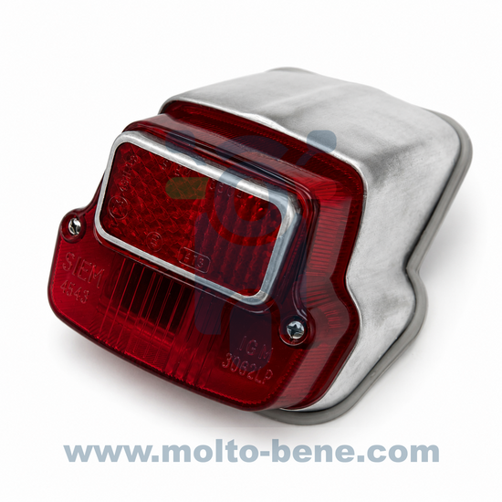 MB0581 Achterlicht Vespa 50 metaal Piaggio 78872 73060 102459 V5A1T Rear Tail light V50 R&uuml;cklicht Feu arri&egrave;re SIE