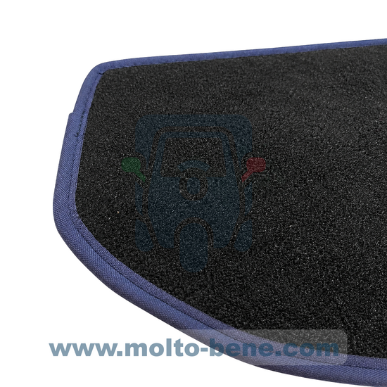 MB0605 Vloermatten Piaggio Ape 50 Automatten Tapis de sol Fu&szlig;matten Automatten Floor mats Car mats Blauw Blau Blue Bleu 