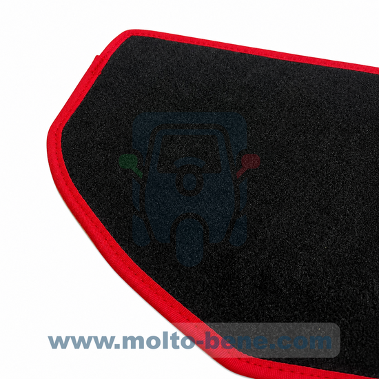 MB0606 Vloermatten Piaggio Ape 50 Automatten Tapis de sol Fu&szlig;matten Automatten Floor mats Car mats Rood rot red  rouge C