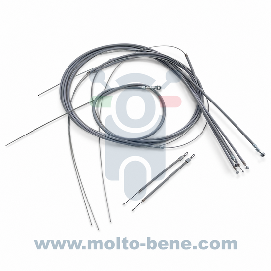 MB0658 Kabelset Vespa V50 50 90 125 Primavera Piaggio Seilzugkit Cable Kit kit de tirage de c&acirc;ble Special L N R 62125
