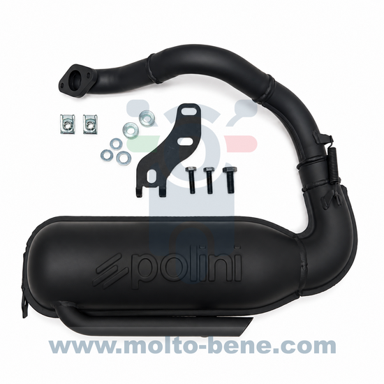 MB0716 Polini 200.2032 Sport uitlaat Vespa V50 racing exhaust auspuff &Eacute;chappement V5A1T Special PK
