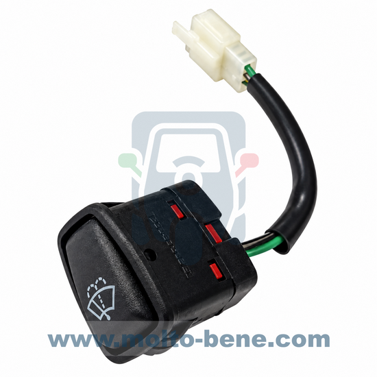 MB0726 Ruitenwisser schakelaar Piaggio Ape Calessino Classic E4 b076567 Windshield wiper switch Scheibenwischer schalter Commut