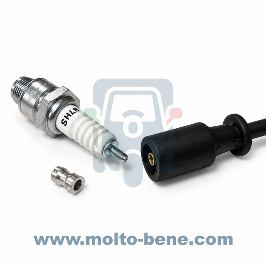 MB0745 Bougiekabel Piaggio Ape TM MP 140619 Piaggio Spark plug cable Z&uuml;ndkerzenkabel C&acirc;ble de bougie
