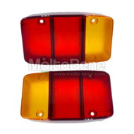 MB1049 155585 Verre de feu arri&egrave;re Piaggio Ape TM P50 R&uuml;cklichtglas Rear light glass Achterlicht Glas