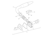 Dichting Luchtfilter TL1T - TL4T Piaggio Ape 50 119063 Joint Filtre &agrave; air Air filter seal Dichtung Luftfilter