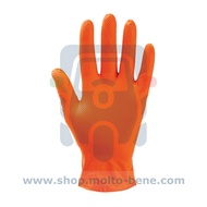 MB1675 Oranje nitril werkhandschoenen M 50 stuks Orange nitrile work gloves M 50 pieces Nitril-Arbeitshandschuhe M 50 St&amp;#x00fc